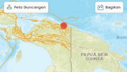 Gempa Terkini: Kabupaten Jayapura Papua Diguncang Gempa Magnitudo 5,0