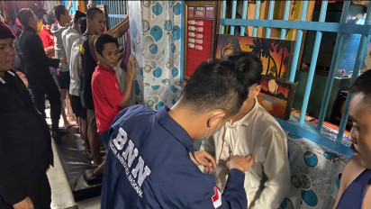 Petugas Lapas Kota Agung Lampung Razia Kamar Hunian Napi, Temukan Gunting Hingga Potongan Besi