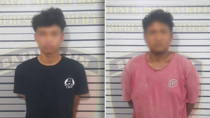 Tim Reskrim Polsek Medan Kota Berhasil Mengamankan Dua Pelaku Begal dengan Modus Tuduh Tabrak Adik