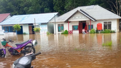 Perbatasan Indonesia-Malaysia di Kapuas Hulu Direndam Banjir