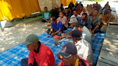 175 KK Warga Desa Ngelo, Bojonegoro, Belum Rela Tanah Dipatok untuk Bendungan Karangnongko