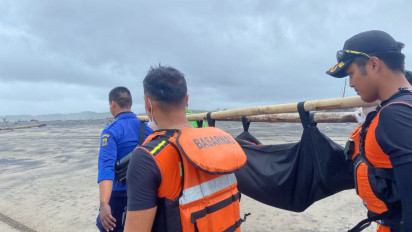 Tim SAR Gabungan Temukan Satu Nelayan yang Hilang di Pantai Karang Potong Sindang Barang Cianjur