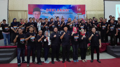 Koalisi Muda Pasukan Ganjar Siap Menangkan Ganjar Pranowo Sebagai Presiden RI 2024