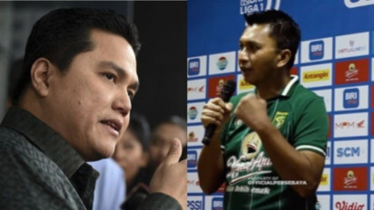 Dirugikan Wasit Thoriq, Presiden Persebaya Langsung Telepon Erick Thohir: Sebelum Ada VAR akan Begini Terus