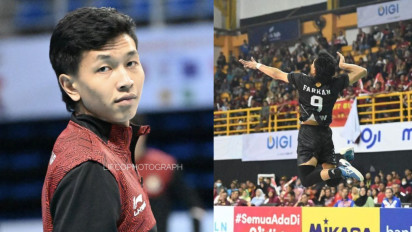 Farhan Halim 'Menggila' di AVC Challenge Cup 2023, Banjir Service Ace sampai Jadi Top Skor Indonesia