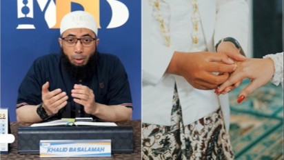 Awas Jangan Keliru, Ternyata Ini Hukum Pria Pakai Cincin Kawin, Ustaz Khalid Basalamah Ingatkan Jangan...