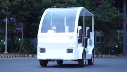 Hebat, Mahasiswa Surabaya Buat Mobil Listrik Tanpa Awak dengan Teknologi Intelegent Control