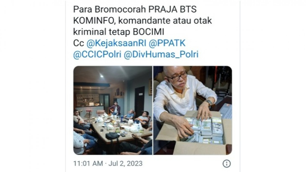 Heboh Foto Pria Pamer Gepokan Dollar Diduga Hasil Korupsi BTS, Kejagung Pastikan Pemanggilan
            - galeri foto