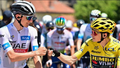 Vingegaard Jaga Kaus Kuning, Woods Menangi Etape 9 Tour de France