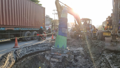 Terkena Proyek Pelebaran Jalan Nasional, Tugu Sejarah Manyar Gresik Terpaksa Dipindahkan