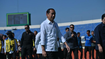 Sempatkan Pantau Stadion Si Jalak Harupat, Jokowi Sebut jadi Kandidat Venue Piala Dunia U-17