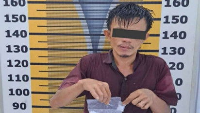 Simpan Sabu 98,42 Gram, Seorang Pria di Tebing Tinggi Ditangkap Polisi