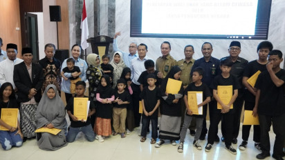 Pilot Project, Kejaksaan Tinggi Kepri Memberikan Penetapan Perwalian 15 Anak Yatim Piatu di Tanjungpinang