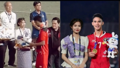 Marselino Ferdinan Mengaku Jomblo, Gadis Cantik Asal Kamboja Pyadeth Rotha Ini Siap Jadi Pacarnya?