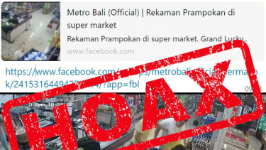 Viral Video Perampokan di Supermarket Kuta, Ternyata Hoaks