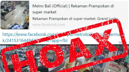 Viral Video Perampokan di Supermarket Kuta, Ternyata Hoaks