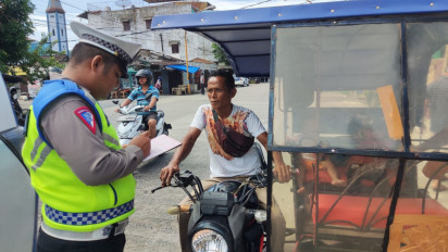 Hari Ketiga Ops Patuh Toba 2023, Polres Sibolga Masih Temukan Puluhan Pelanggar