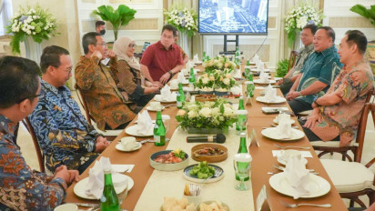 Pj Gubernur DKI Jakarta Heru Budi Hartono Temui Para Pengusaha Godok Masalah Ekonomi dan Bisnis