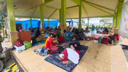 Warga Mulai Tinggalkan Tempat Pengungsian, Kalaksa Lumajang : Jumlah Pengungsi Sisa 395 Jiwa