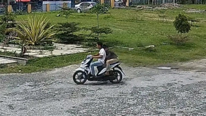 Dua Maling Helm di Gereja HKBP Sidikalang Viral di Media Sosial