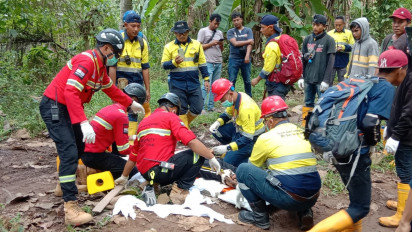 Harus Siap di Berbagai Sikon, Tim Respon Tanggap Darurat Digembleng di Gunung