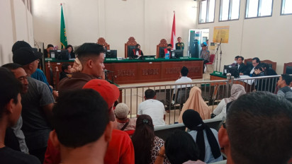 Saksi Mahkota Dihadirkan JPU dalam Persidangan Kasus Pembunuhan Eks Anggota DPRD Langkat