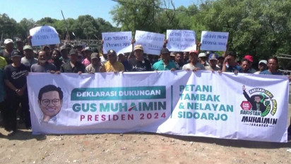 Petani Tambak & Nelayan Sidoarjo Deklarasi Dukung Gus Muhaimin sebagai Presiden 2024