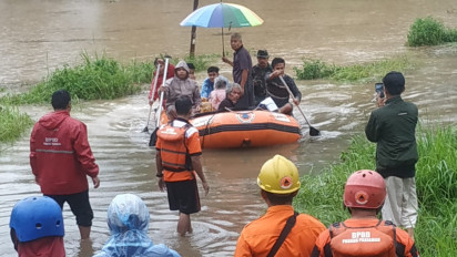10 Kecamatan Terdampak Banjir, 500 KK Terpaksa Diungsikan di Padang Pariaman