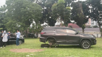 Lagi, 2 Ban Mobil Hilang, Kali Ini di Parkiran RSUP H Adam Malik Medan