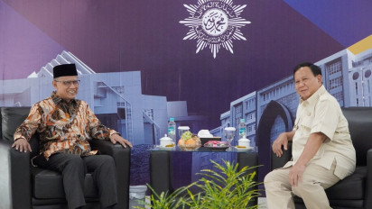 Sowan ke Ketum PP Muhammadiyah di Yogyakarta, Prabowo Bahas Potensi Muhammadiyah di Industri Pertahanan