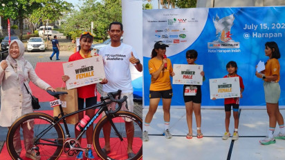 Bekasi Triathlon Kota Harapan Indah Pertama Digelar! Simak Keseruannya
