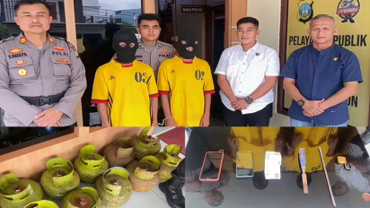 Diduga Curi 12 Tabung Gas Elpiji 3KG di Kundur, Tiga Orang Diringkus Polisi, Satu Anak Dibawah Umur