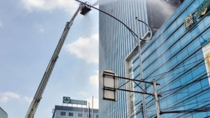 Begini Kronologi Kebakaran Gedung K-Link di Gatot Subroto