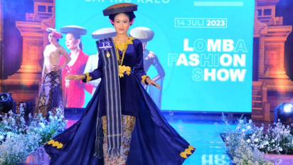 Lomba Fashion Show Caping Kalo Bangkitkan Histori Kebudayaan Kudus