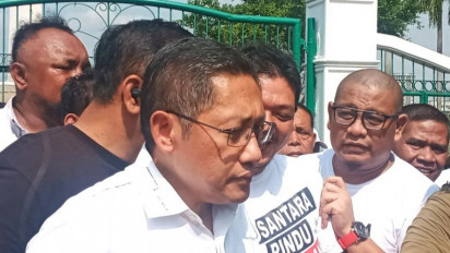 Dulu Bersumpah Minta Digantung di Monas, Anas Urbaningrum Kini Pidato di Monas