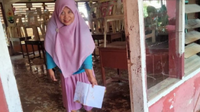 Terdampak Banjir di Padang, Sekolah SD Ini Terpaksa Diliburkan