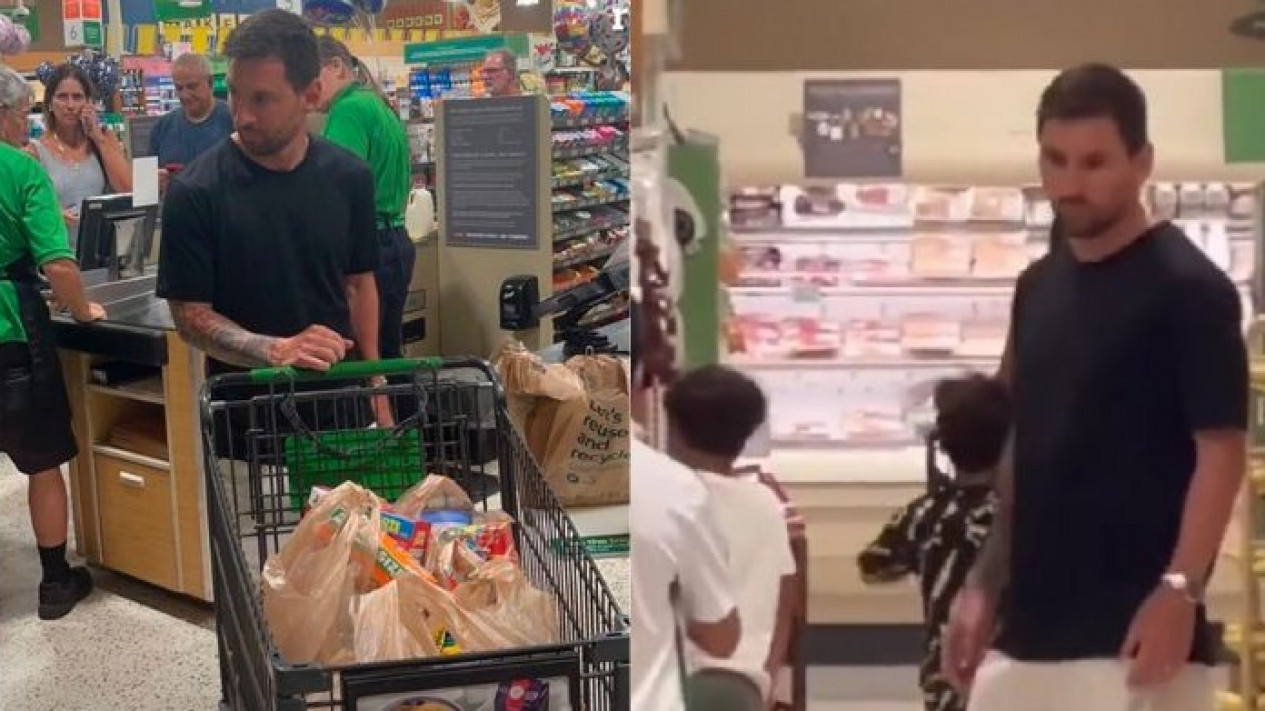Foto Lionel Messi Bebas Berbelanja di Supermarket Viral di Media Sosial
            - galeri foto