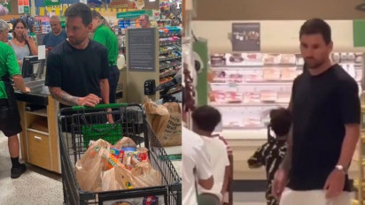 Foto Lionel Messi Bebas Berbelanja di Supermarket Viral di Media Sosial