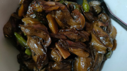 Oseng Kerang Kijing Menu Masakan Peninggalan Nenek Moyang Khas Muba