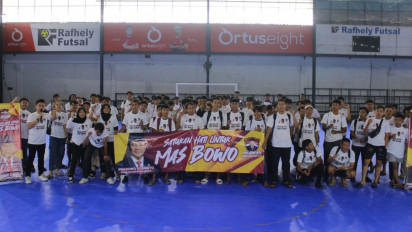 Antusias Warga bersama Relawan Mas Bowo Deklarasi Prabowo jadi Presiden 2024 diiringi Ragam Giat Sosial dan Sportifitas