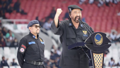 Surya Paloh Sampaikan Pidato Politik di GBK Sebut NasDem Mati-matian Dukung Jokowi: Sayang Seribu Kali Sayang