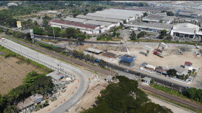 Proyek Flyover Aloha Sidoarjo Capai 56 Persen, Nataru 2023 Siap Uji Fungsional