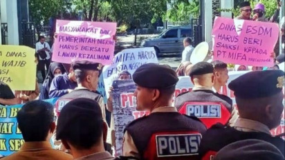 Batubara PT Mifa Cemari Pantai Meulaboh, Ratusan Warga Geruduk Kantor ESDM Aceh