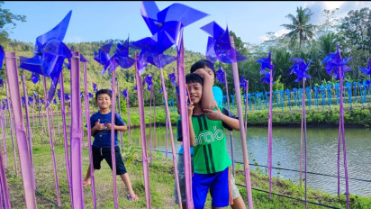 Festival 1000 Kitiran di Trenggalek, Sebuah Perjuangan Jauhkan Anak Dari Racun Gadget