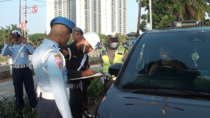 2 Prajurit TNI dan 2 Anggota Polri Terjaring Razia di Jalur Busway