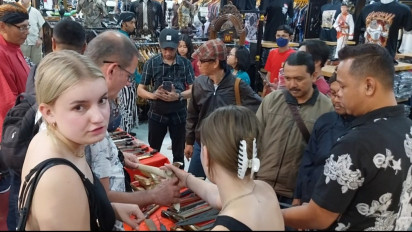 Pameran Keris Napak Suran di Malioboro Yogyakarta  Jadi Tontotan Wisatawan