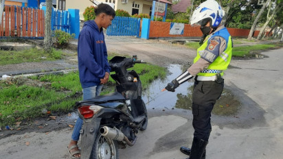 7 Hari Operasi Patuh Lancang Kuning 2023, Polantas Polres Dumai Berikan 210 Sanksi Tilang Bagi Pelanggar