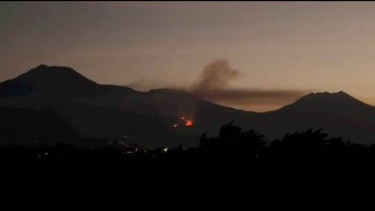 Kemarau, Hutan Lereng Gunung di Utara Banyuwangi Terbakar