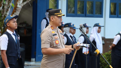 Tingkatkan Kunjungan ke Sekolah, Kapolres Tapteng Minta Pelajar Jauhi Kenakalan Remaja