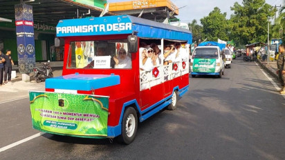 Sambut Tahun Baru Islam, Ribuan Warga di Banjar Ramaikan Pawai Tarhib Muharram